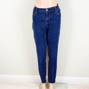 Old Navy Dark Blue Curvy Skinny Jeans Pants